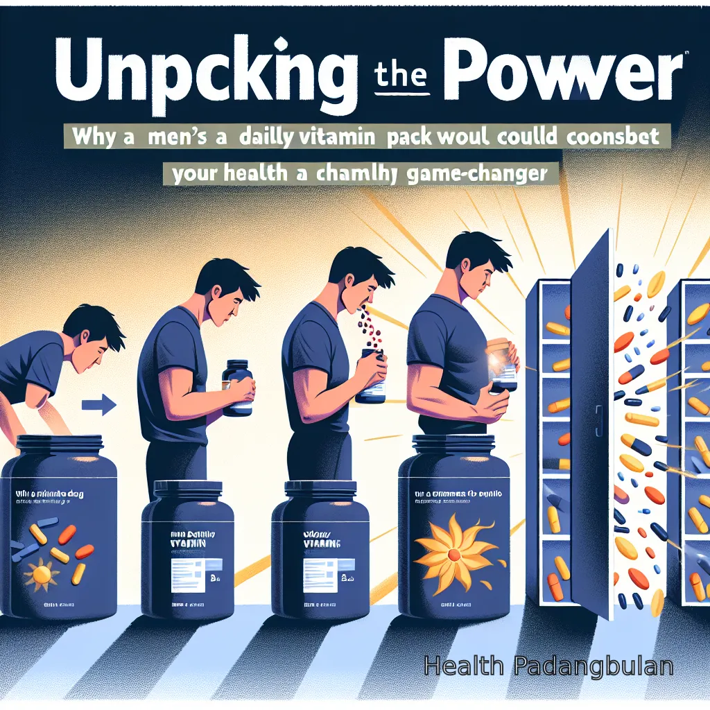 Unpacking the Power: Why a Men's Daily Vitamin Pack Could Be Your Health Game-Changer illustration 2