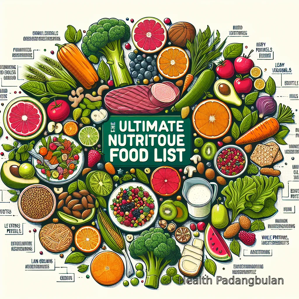 Your Ultimate Nutritious Food List: Fuel Your Body, Delight Your Taste Buds! illustration 2