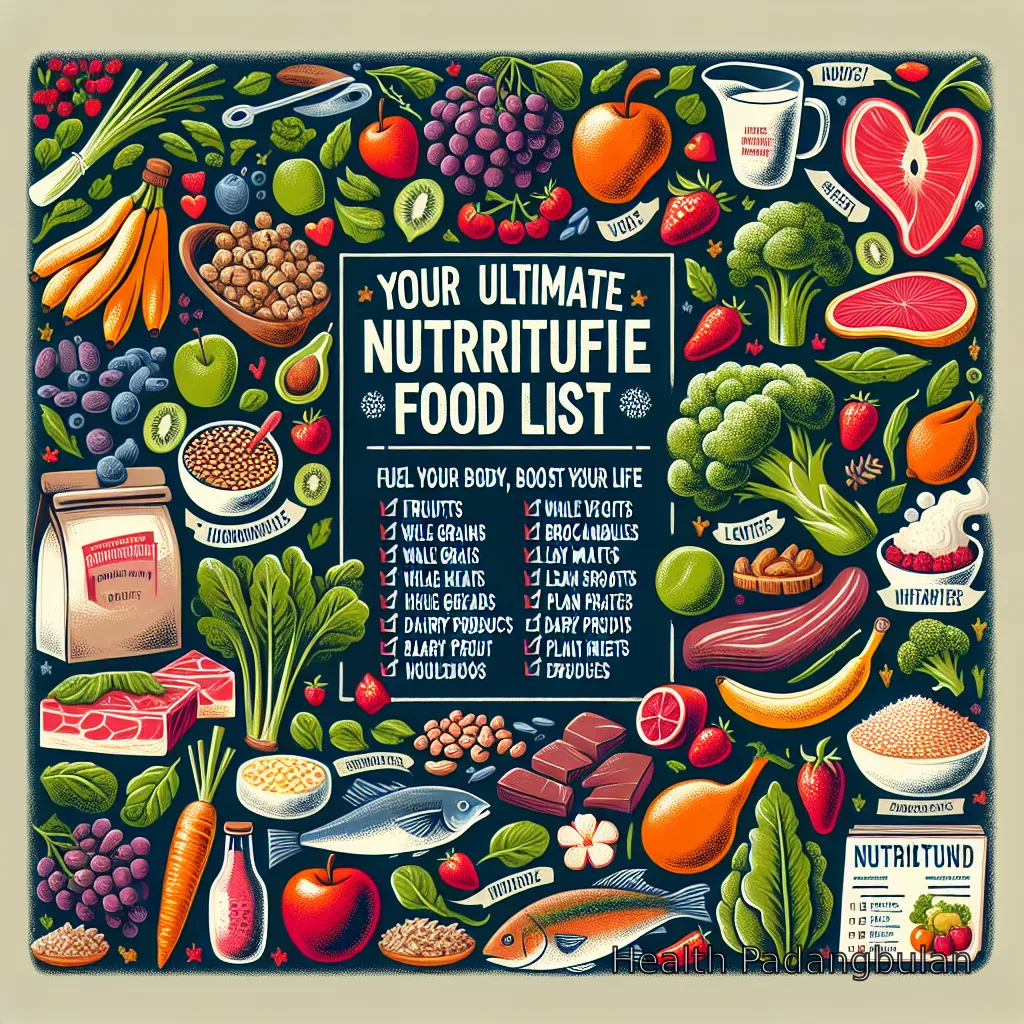 Your Ultimate Nutritious Food List: Fuel Your Body, Boost Your Life illustration 2